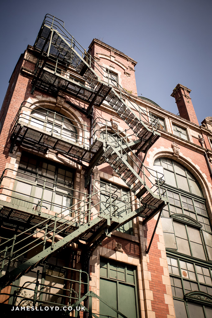 Fire escape in the Northern Quarter, Manchester